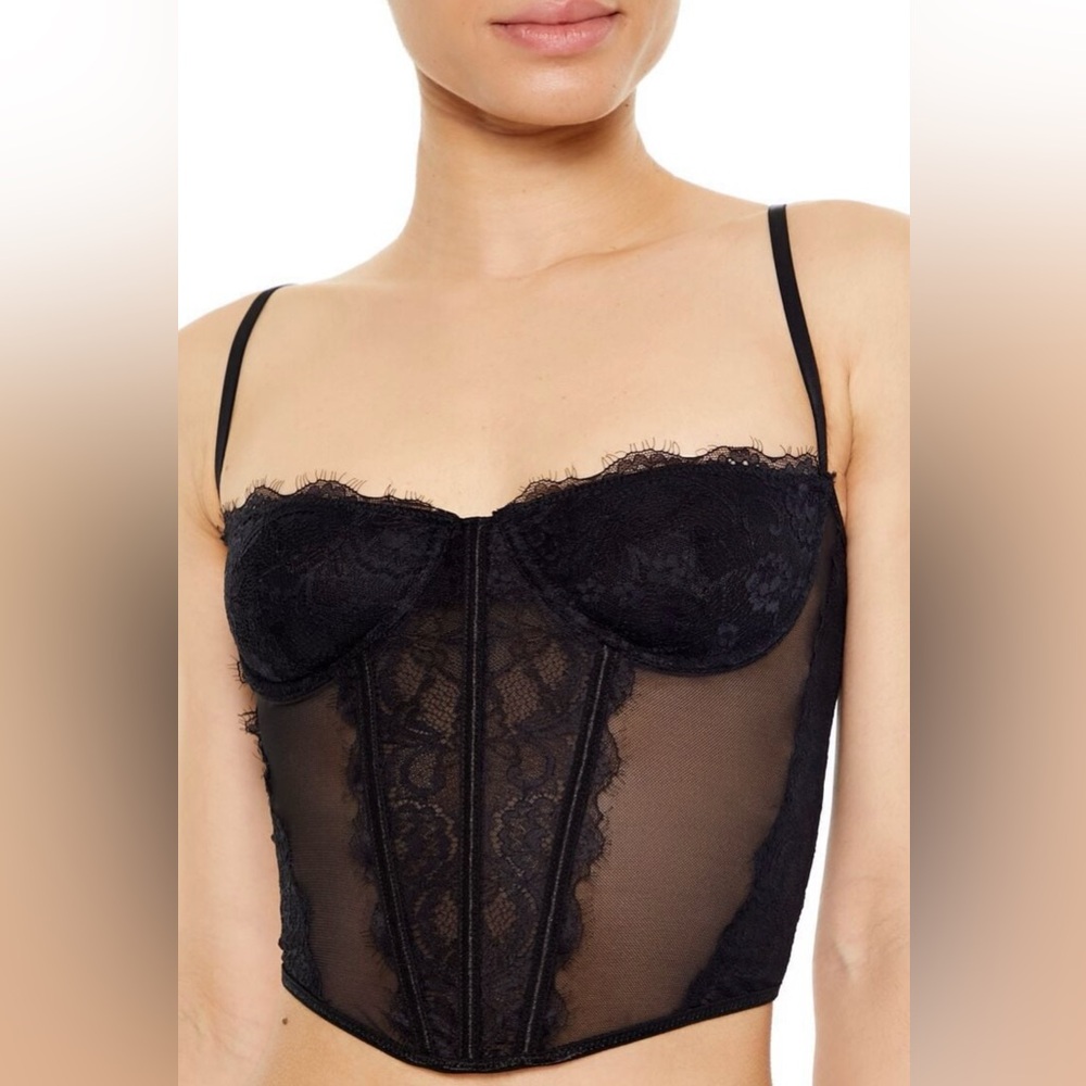 Forever 21 Lace Corset Lingerie Cami